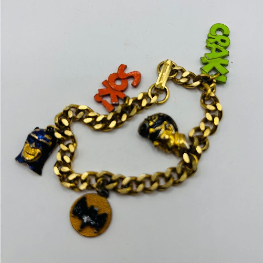American Vintage 1960's Batman Charm Bracelet